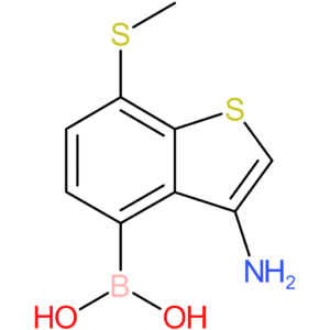 3-amino-7-(methylthio)benzothiophene-4-boronic acid