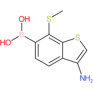 3-amino-7-(methylthio)benzothiophene-6-boronic acid