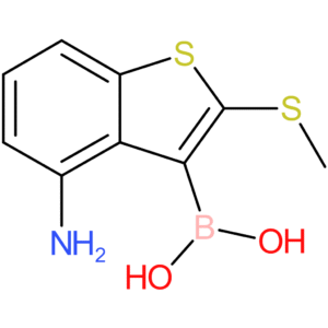 4-amino-2-(methylthio)benzothiophene-3-boronic acid