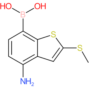 4-amino-2-(methylthio)benzothiophene-7-boronic acid