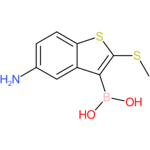5-amino-2-(methylthio)benzothiophene-3-boronic acid