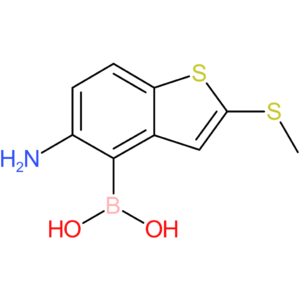 5-amino-2-(methylthio)benzothiophene-4-boronic acid