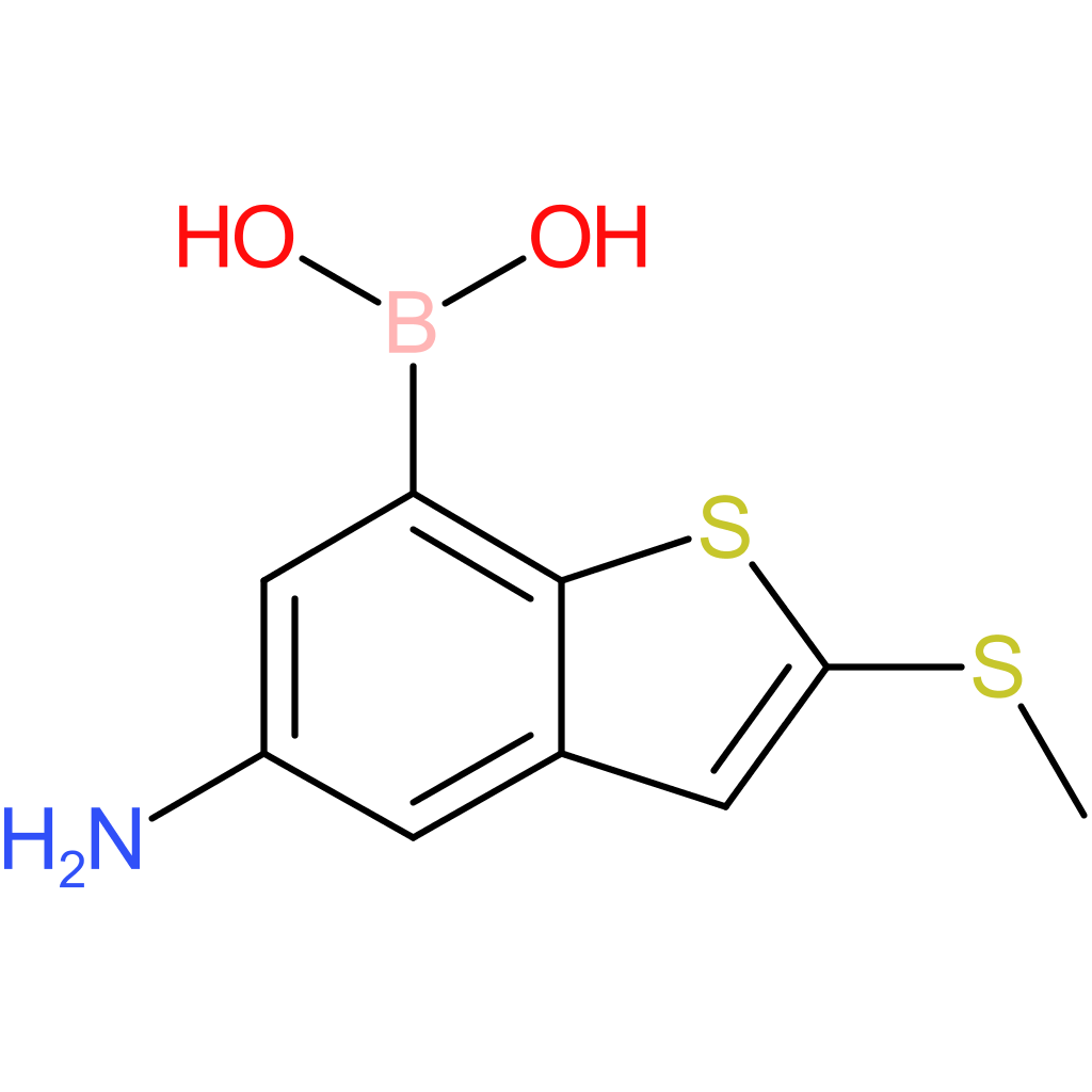 5-amino-2-(methylthio)benzothiophene-7-boronic acid