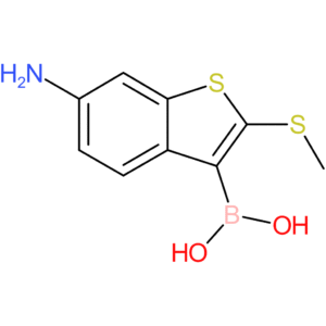 6-amino-2-(methylthio)benzothiophene-3-boronic acid