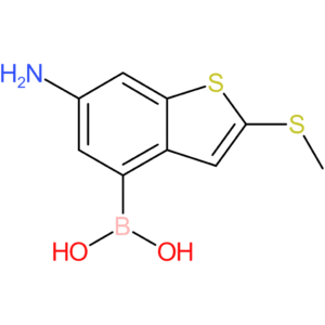 6-amino-2-(methylthio)benzothiophene-4-boronic acid