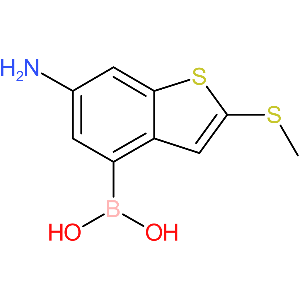 6-amino-2-(methylthio)benzothiophene-4-boronic acid