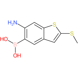 6-amino-2-(methylthio)benzothiophene-5-boronic acid