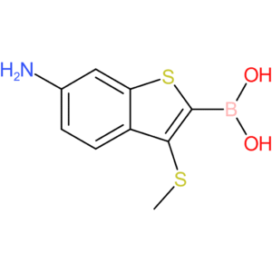 6-amino-3-(methylthio)benzothiophene-2-boronic acid