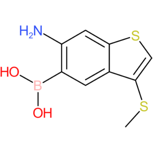6-amino-3-(methylthio)benzothiophene-5-boronic acid