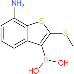 7-amino-2-(methylthio)benzothiophene-3-boronic acid