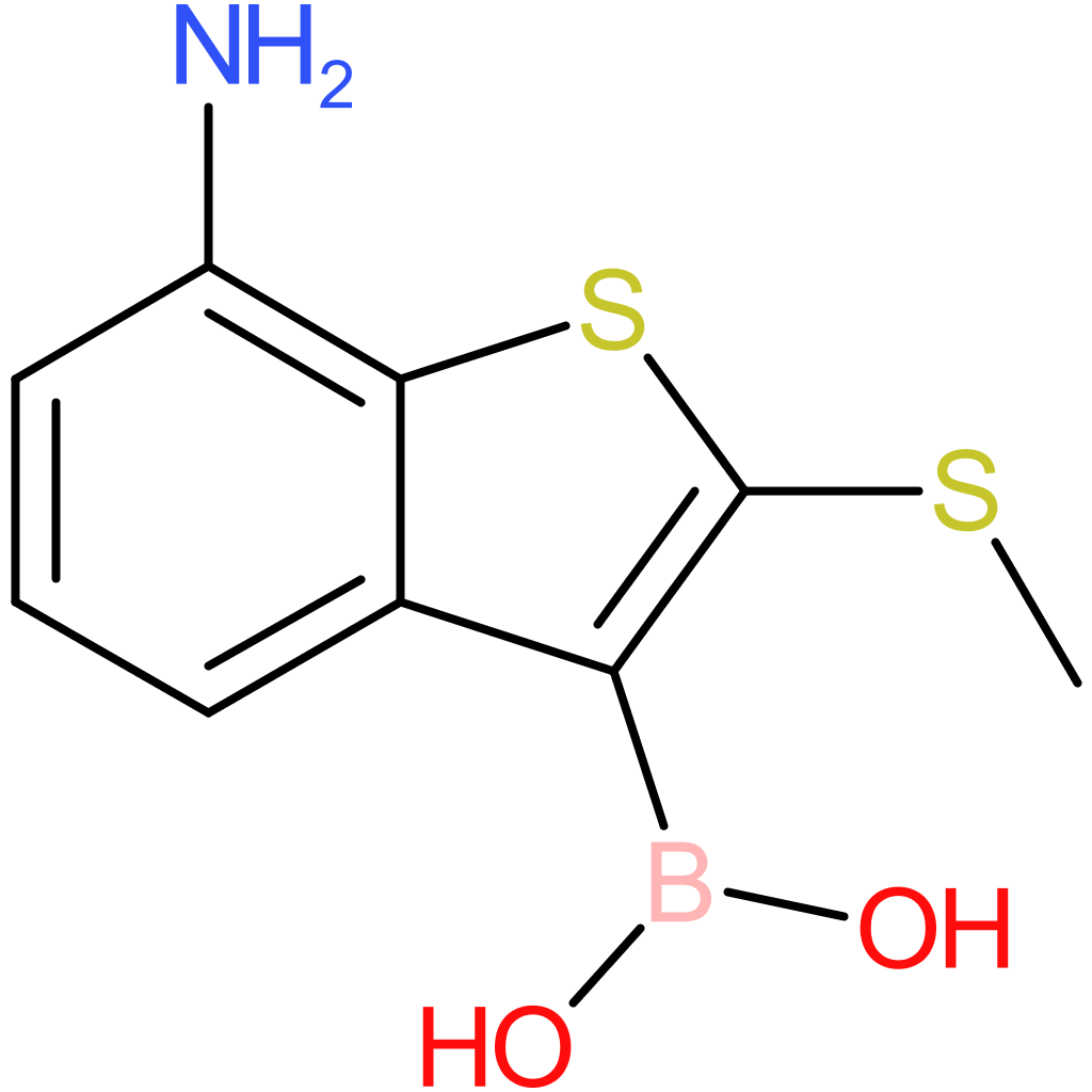 7-amino-2-(methylthio)benzothiophene-3-boronic acid