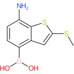 7-amino-2-(methylthio)benzothiophene-4-boronic acid