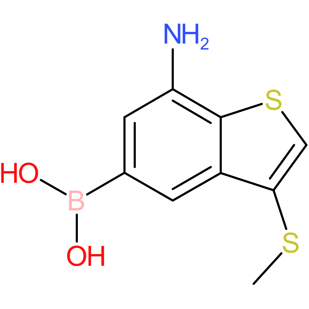 7-amino-3-(methylthio)benzothiophene-5-boronic acid