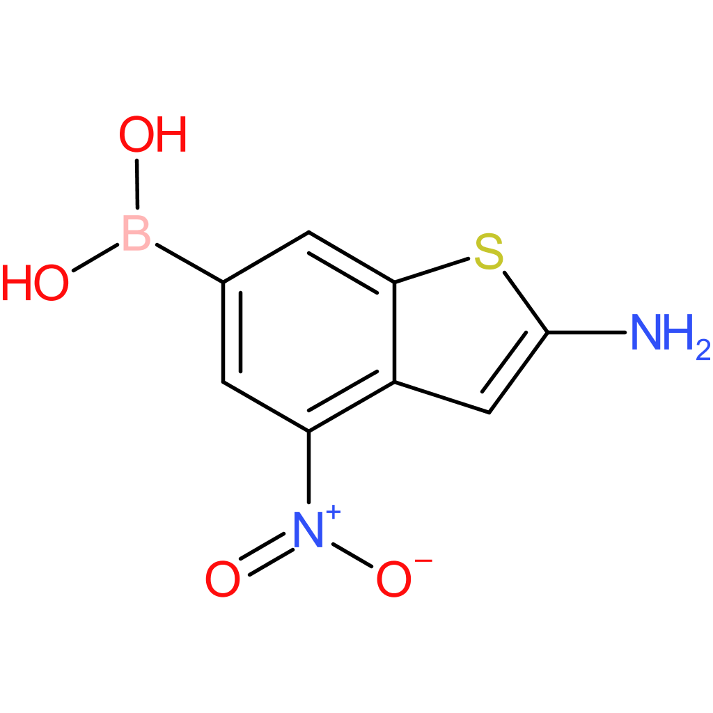 2-amino-4-nitrobenzothiophene-6-boronic acid