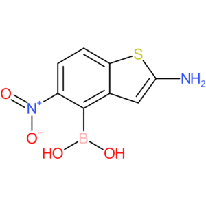 2-amino-5-nitrobenzothiophene-4-boronic acid