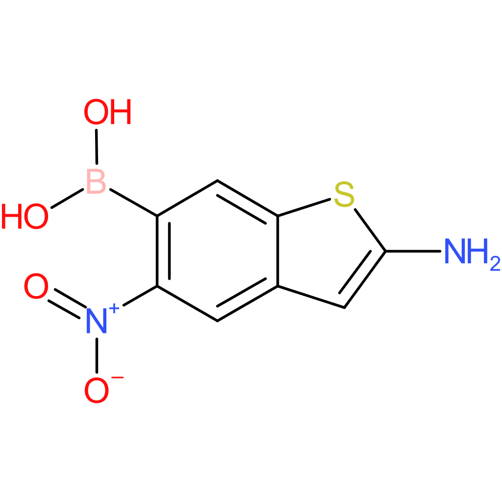 2-amino-5-nitrobenzothiophene-6-boronic acid