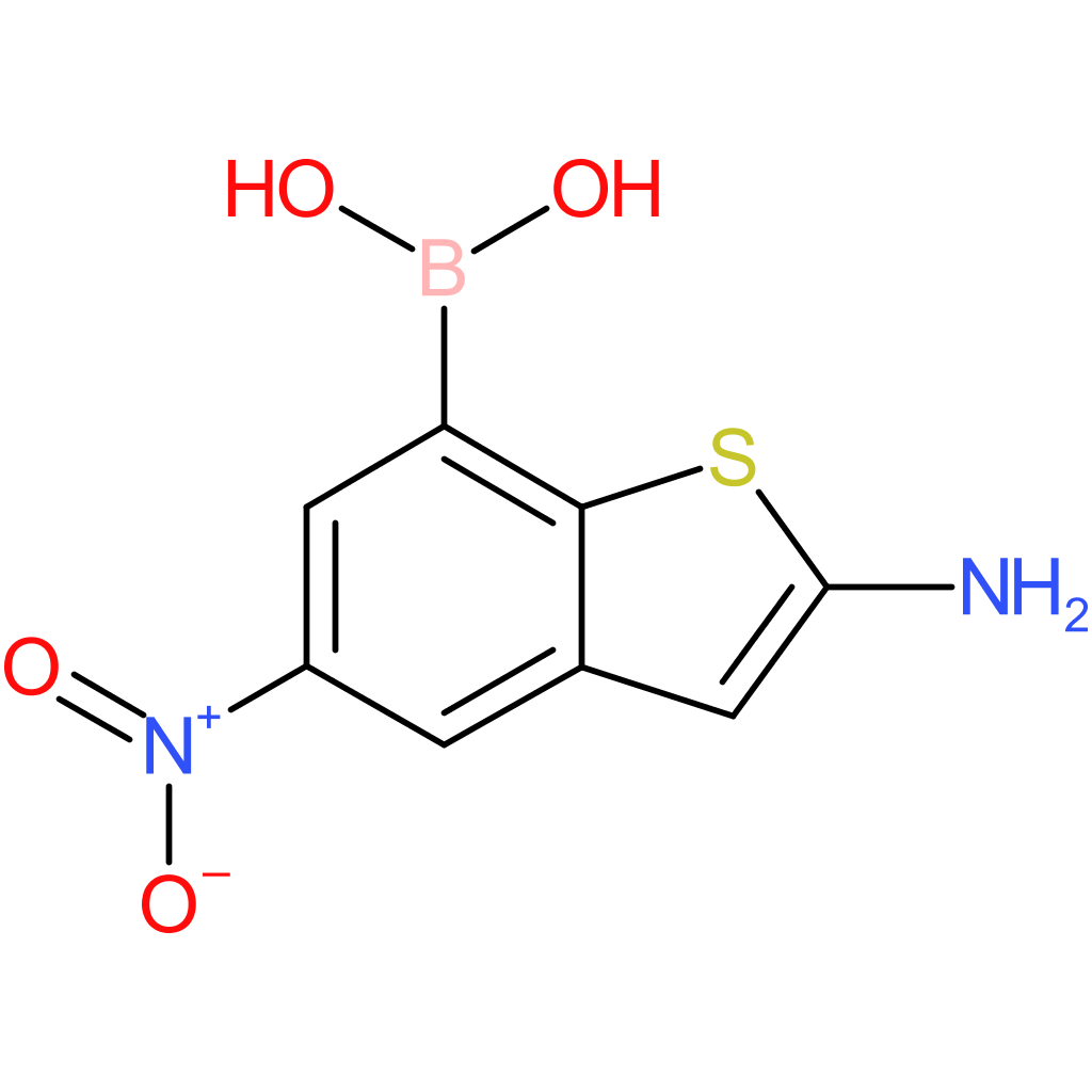2-amino-5-nitrobenzothiophene-7-boronic acid
