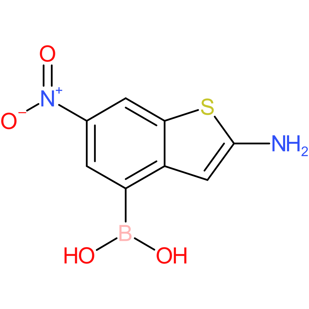 2-amino-6-nitrobenzothiophene-4-boronic acid