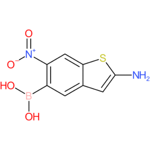 2-amino-6-nitrobenzothiophene-5-boronic acid