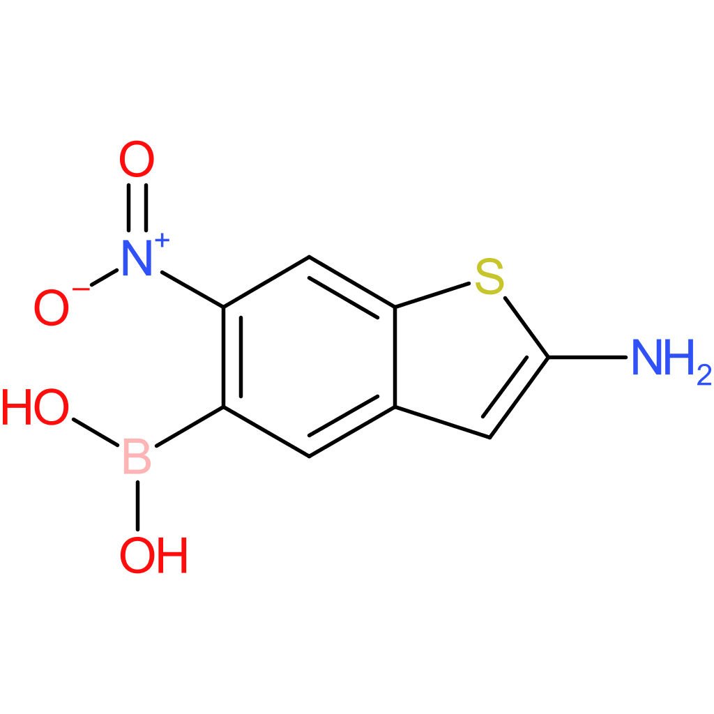 2-amino-6-nitrobenzothiophene-5-boronic acid