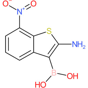 2-amino-7-nitrobenzothiophene-3-boronic acid