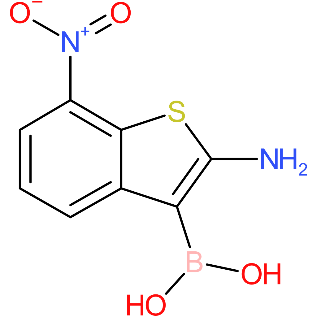 2-amino-7-nitrobenzothiophene-3-boronic acid