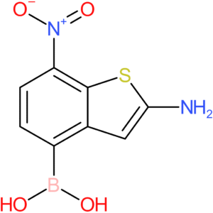 2-amino-7-nitrobenzothiophene-4-boronic acid