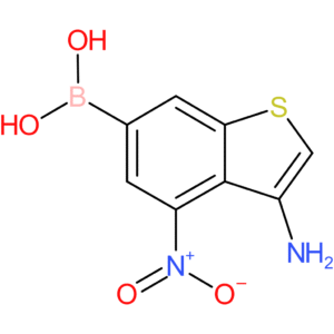 3-amino-4-nitrobenzothiophene-6-boronic acid