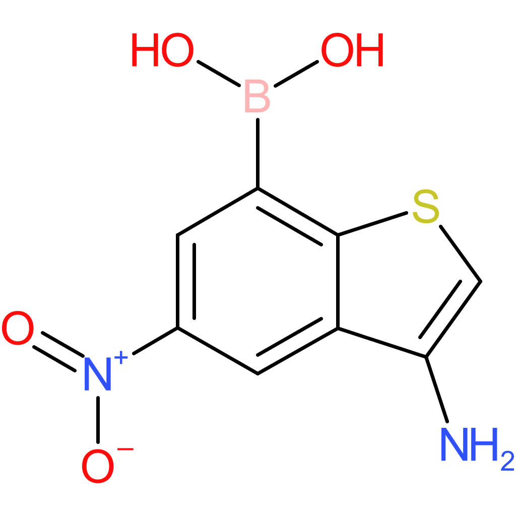 3-amino-5-nitrobenzothiophene-7-boronic acid
