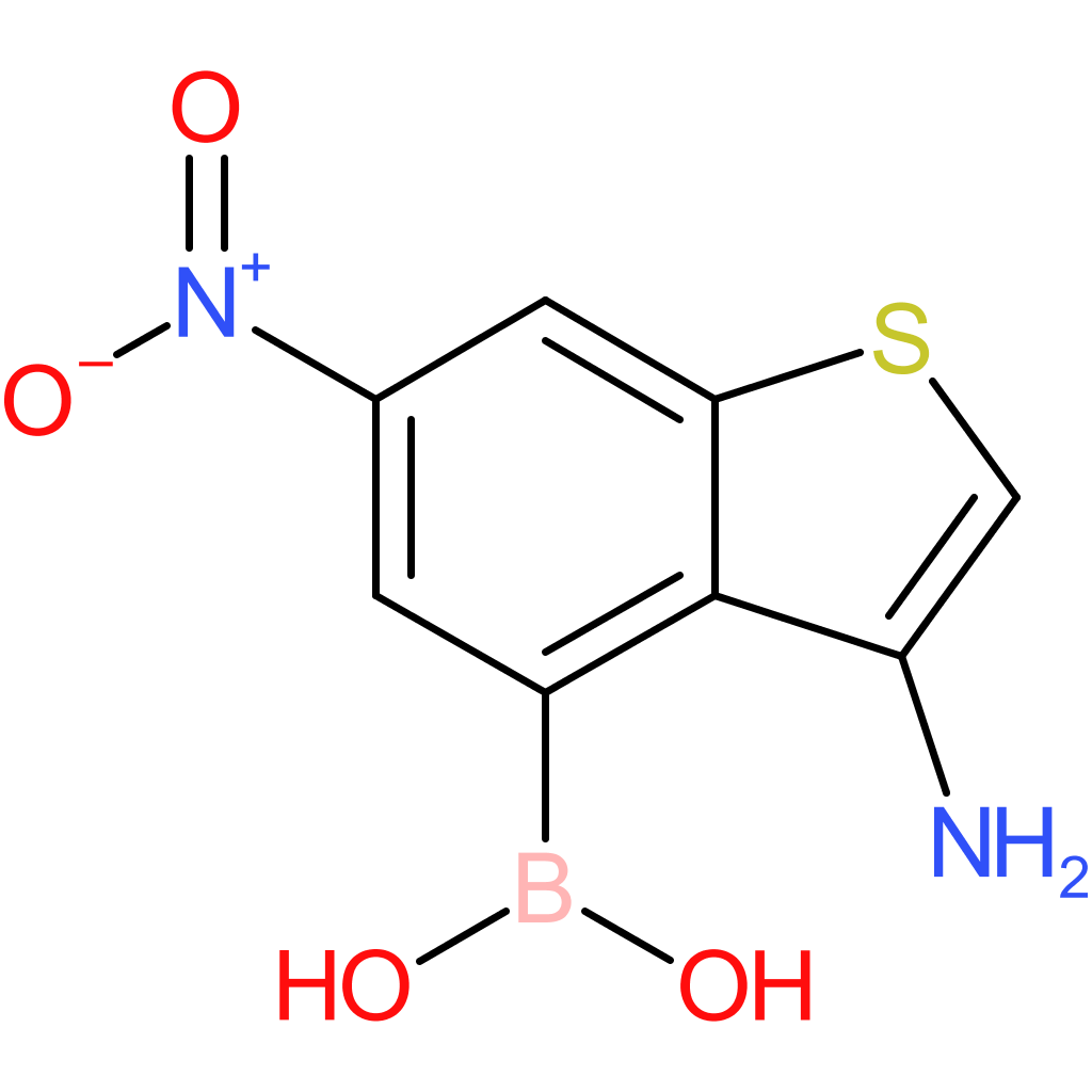 3-amino-6-nitrobenzothiophene-4-boronic acid