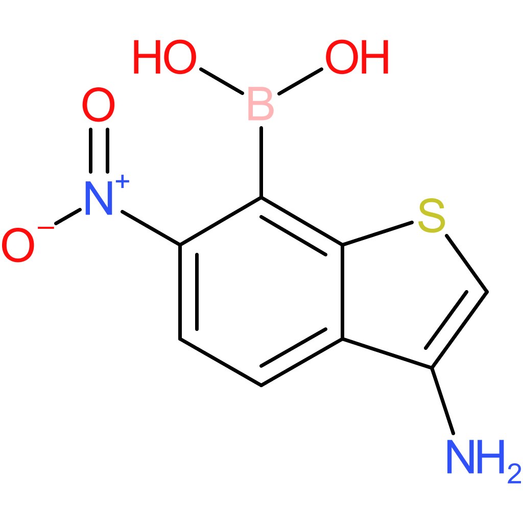 3-amino-6-nitrobenzothiophene-7-boronic acid