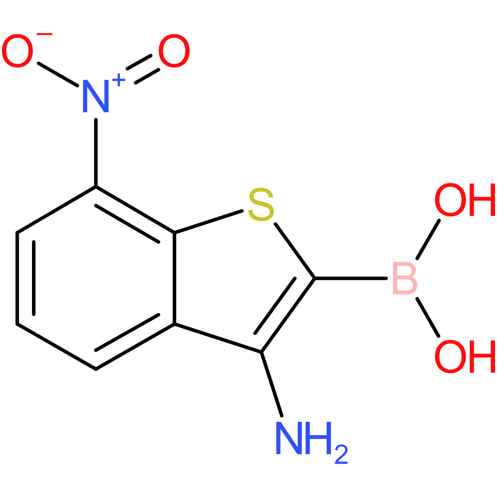 3-amino-7-nitrobenzothiophene-2-boronic acid