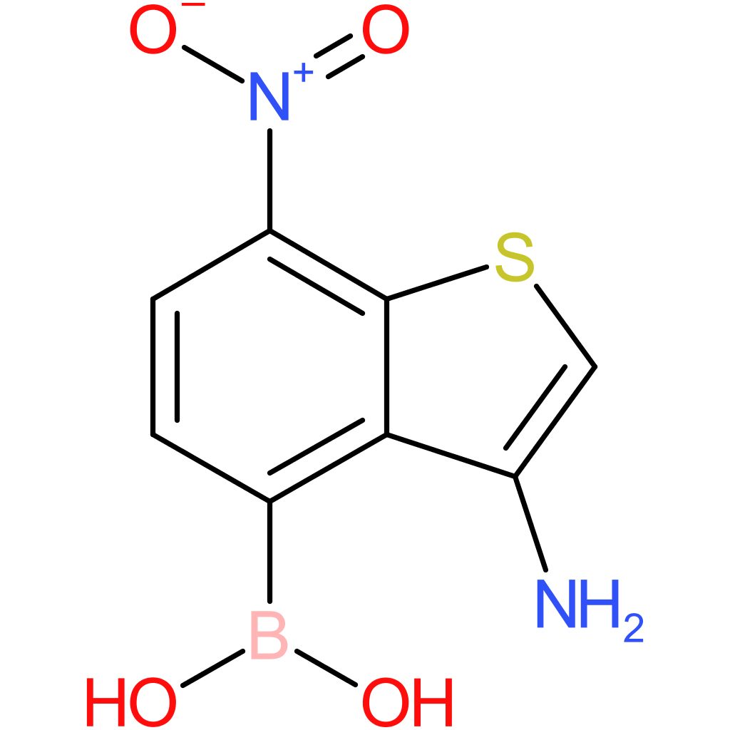 3-amino-7-nitrobenzothiophene-4-boronic acid