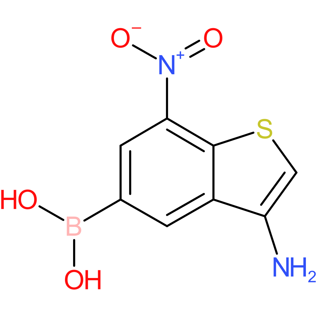 3-amino-7-nitrobenzothiophene-5-boronic acid