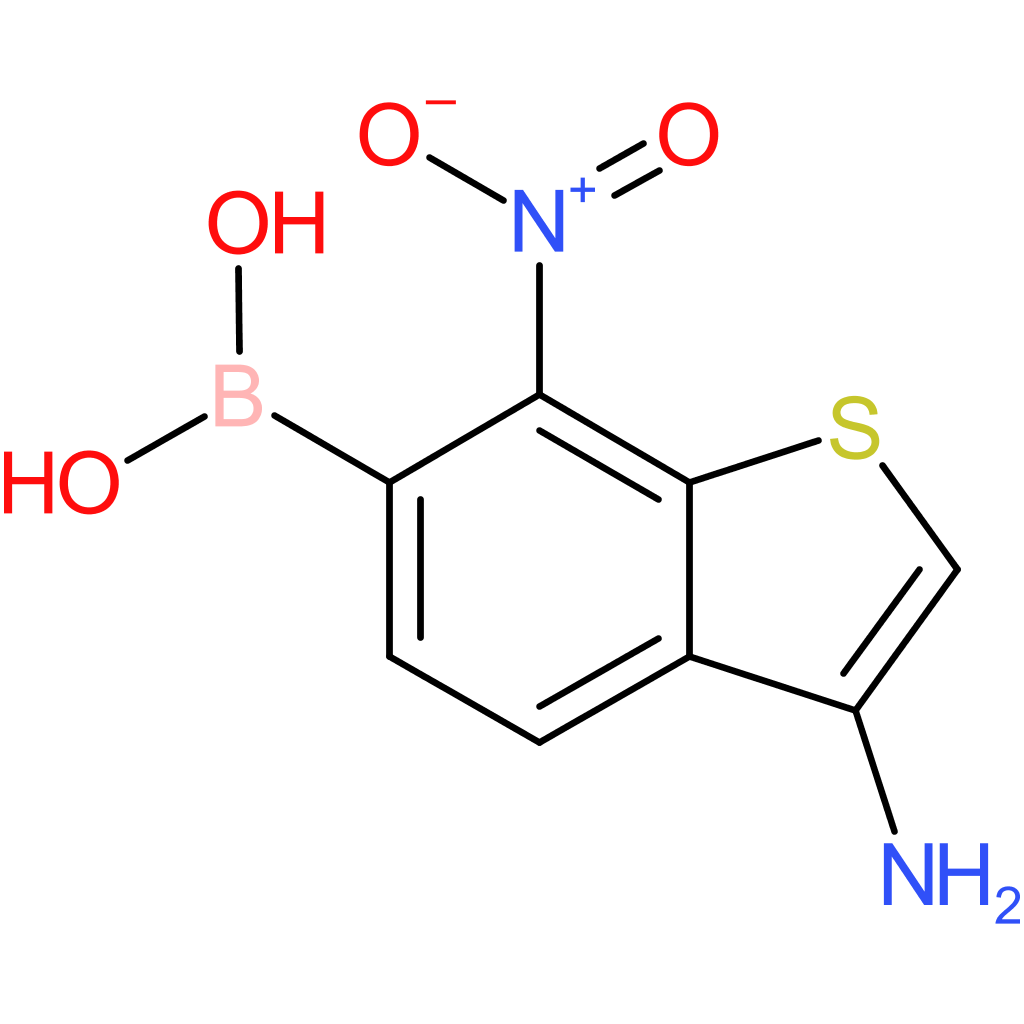 3-amino-7-nitrobenzothiophene-6-boronic acid