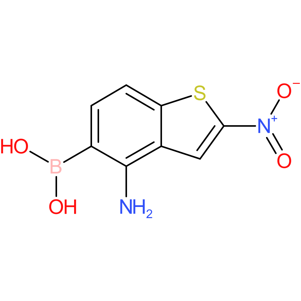 4-amino-2-nitrobenzothiophene-5-boronic acid
