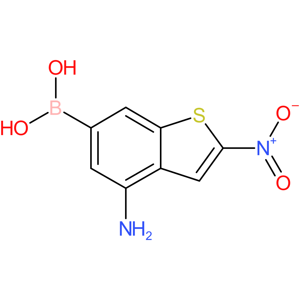 4-amino-2-nitrobenzothiophene-6-boronic acid