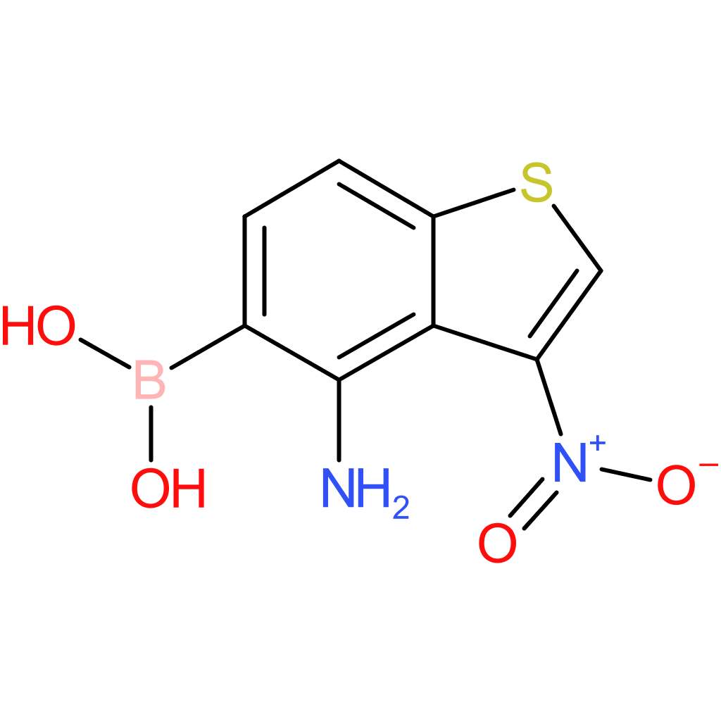 4-amino-3-nitrobenzothiophene-5-boronic acid