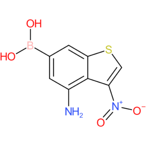 4-amino-3-nitrobenzothiophene-6-boronic acid