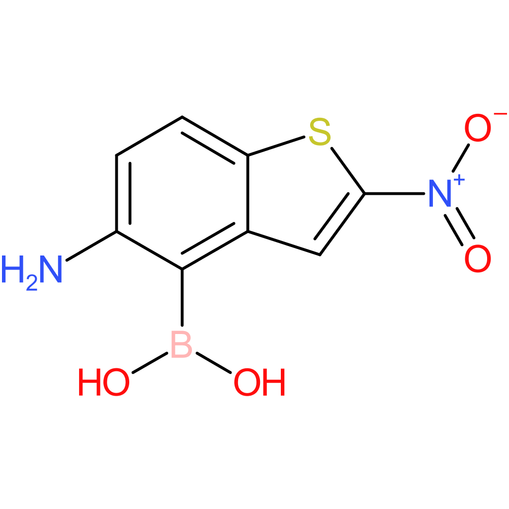 5-amino-2-nitrobenzothiophene-4-boronic acid