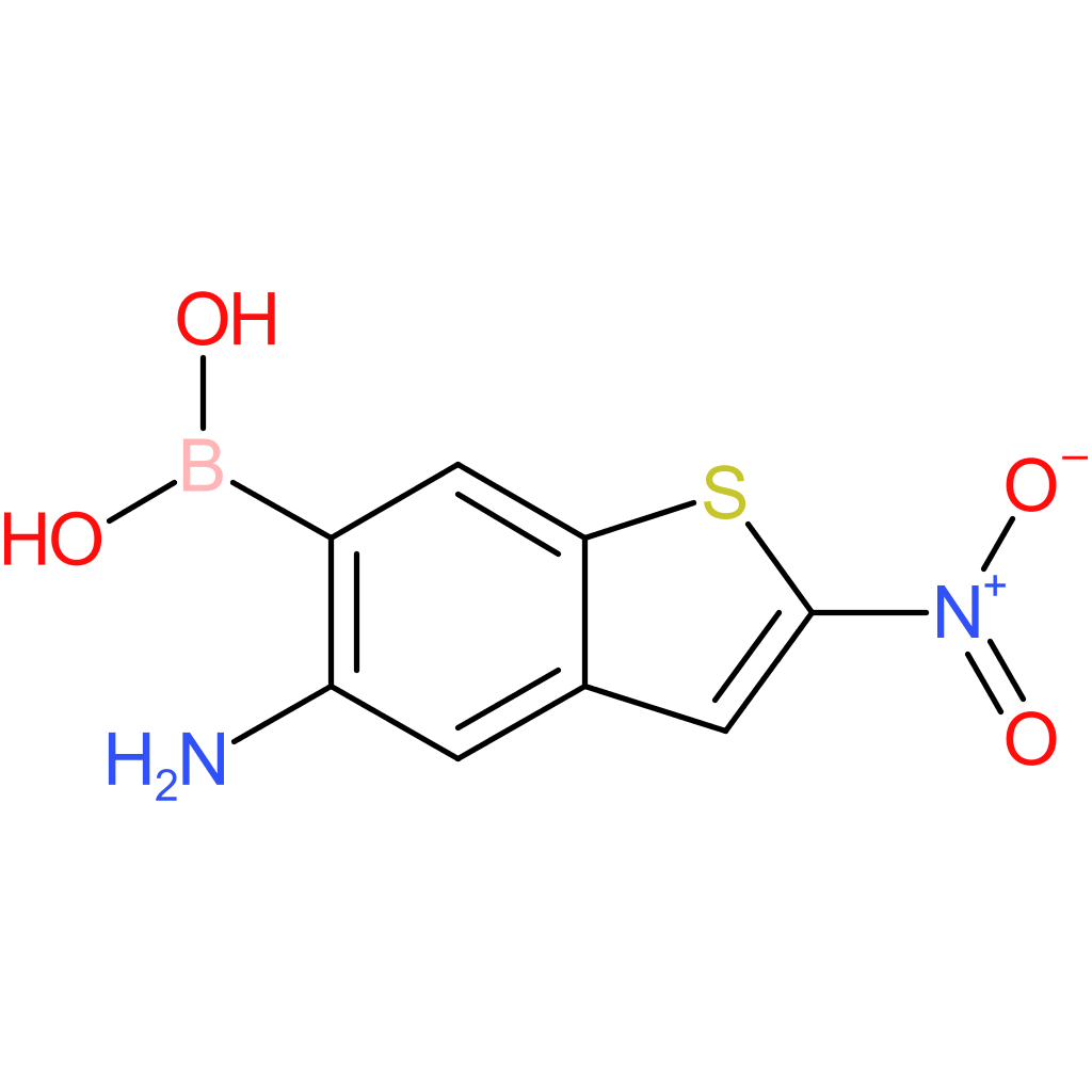 5-amino-2-nitrobenzothiophene-6-boronic acid