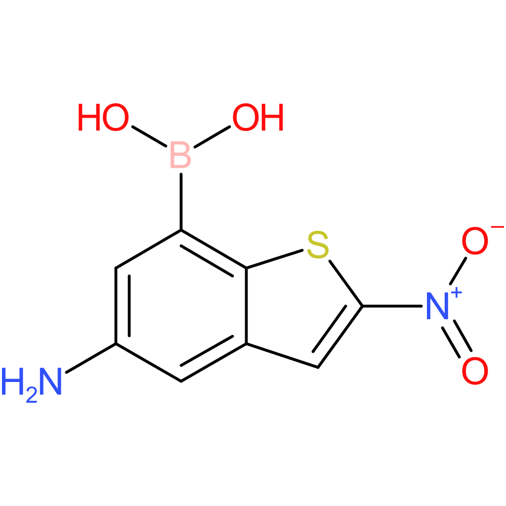 5-amino-2-nitrobenzothiophene-7-boronic acid