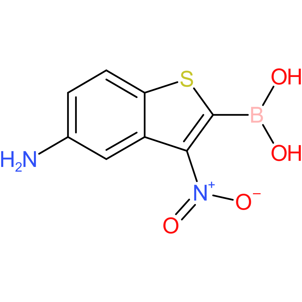 5-amino-3-nitrobenzothiophene-2-boronic acid