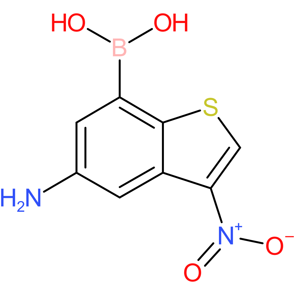5-amino-3-nitrobenzothiophene-7-boronic acid