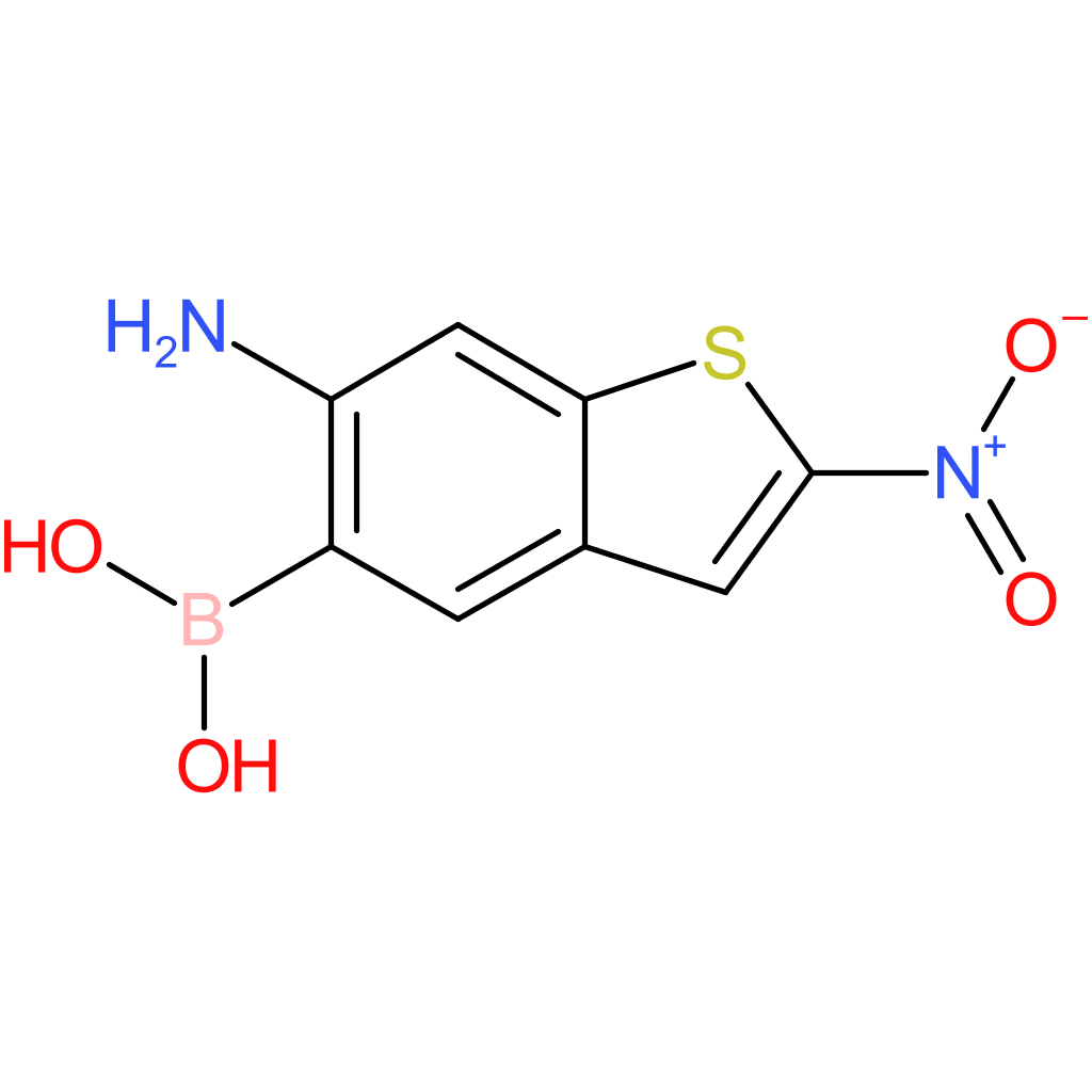 6-amino-2-nitrobenzothiophene-5-boronic acid