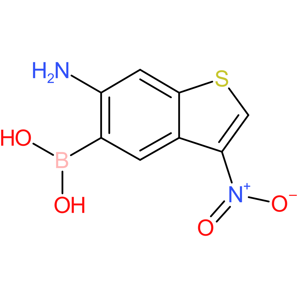 6-amino-3-nitrobenzothiophene-5-boronic acid
