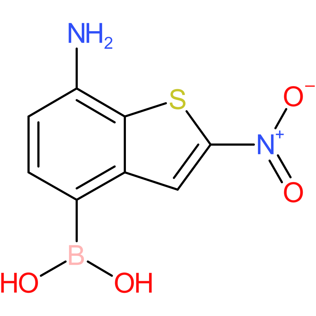 7-amino-2-nitrobenzothiophene-4-boronic acid