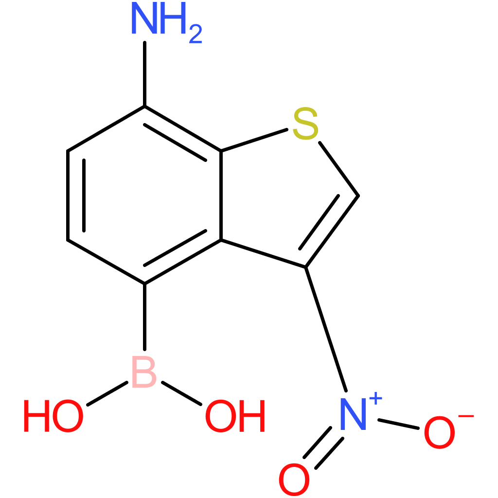 7-amino-3-nitrobenzothiophene-4-boronic acid