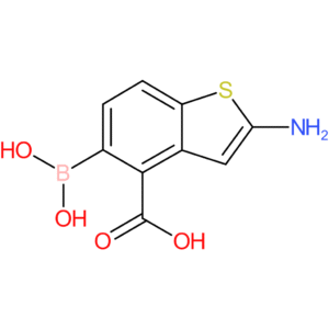 2-amino-4-carboxybenzothiophene-5-boronic acid