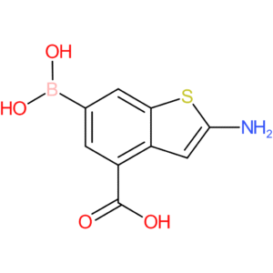 2-amino-4-carboxybenzothiophene-6-boronic acid